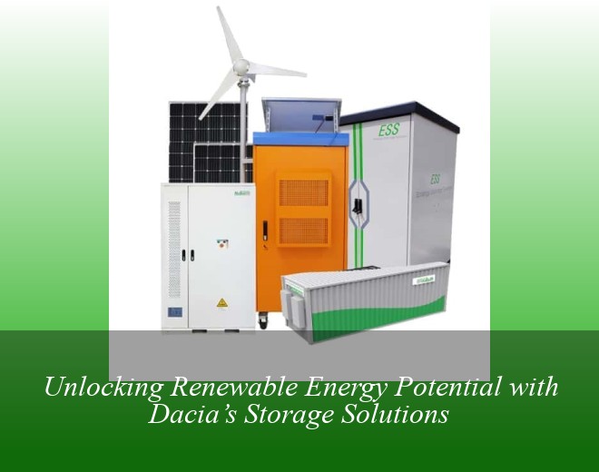 Unlocking Renewable Energy Potential with Dacia’s Storage Solutions